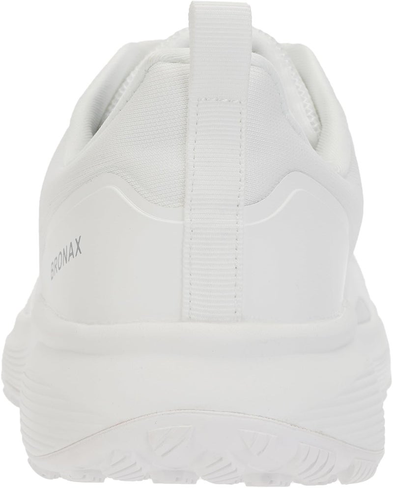 BRONAX Womens Wide Tennis Shoes with Arch Support Mesh Size 9.5w Breathable Rubber Sole Casual Walking Running Outdoor Sports Female Sneakers Gym Athletics White 41 - Image 2