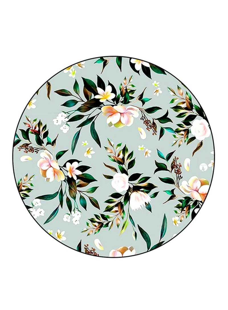Flowers Printed Mouse Pad Multicolour