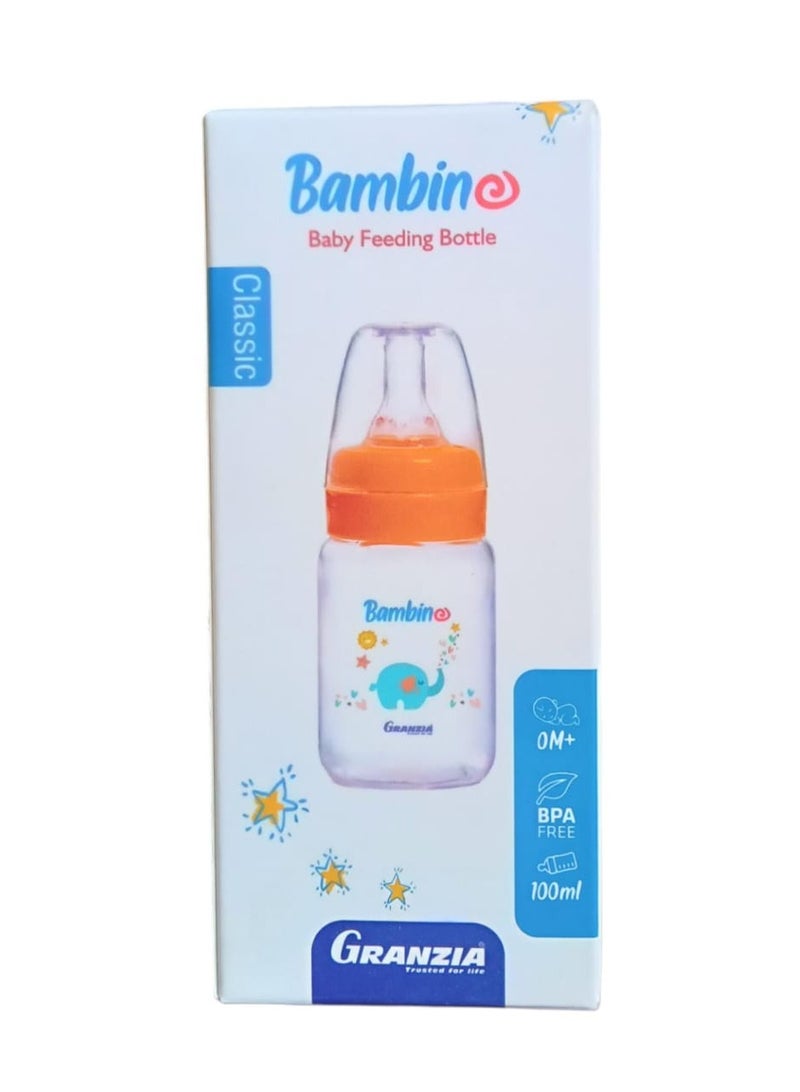 Granzia Classic Feeding Bottle Granzia 100 ml - Orange
