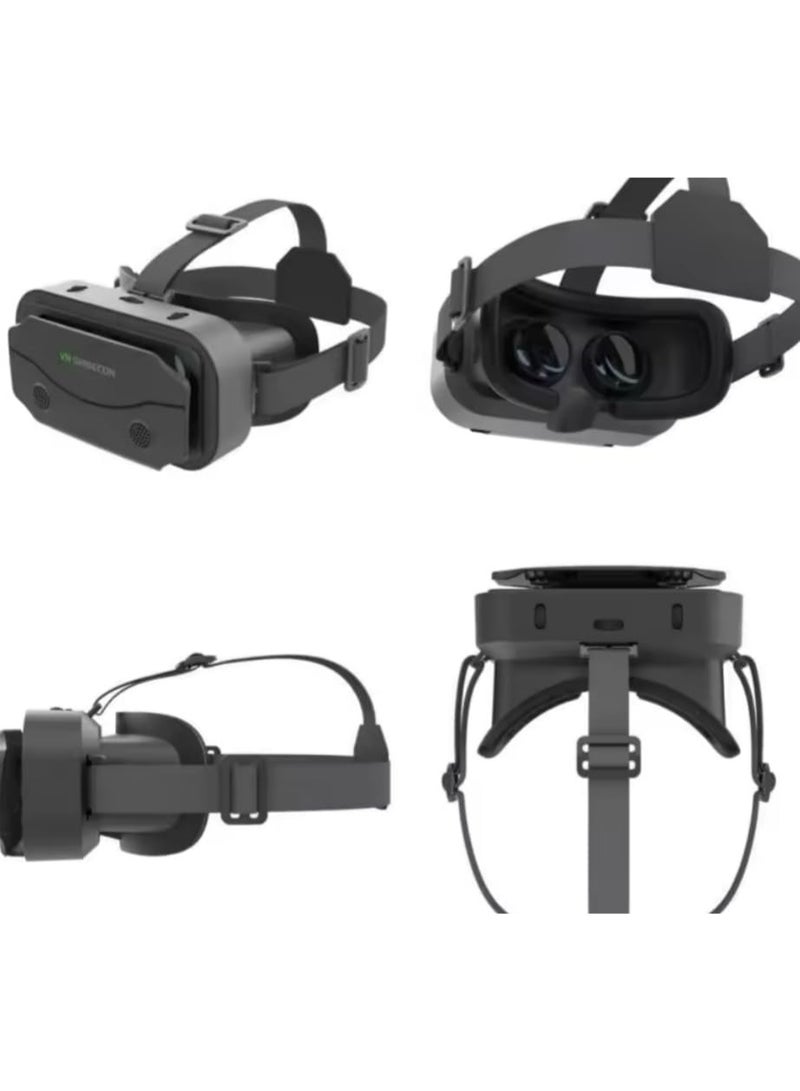 نظارات الواقع الافتراضي SHINECON VR ثلاثية الأبعاد، متوافقة مع هواتف iOS وAndroid بشاشات من 4.7 إلى 7 بوصات، نظارات واقع افتراضي عالمية ثلاثية الأبعاد، نظام حماية للعين قابل للتعديل - Image 1