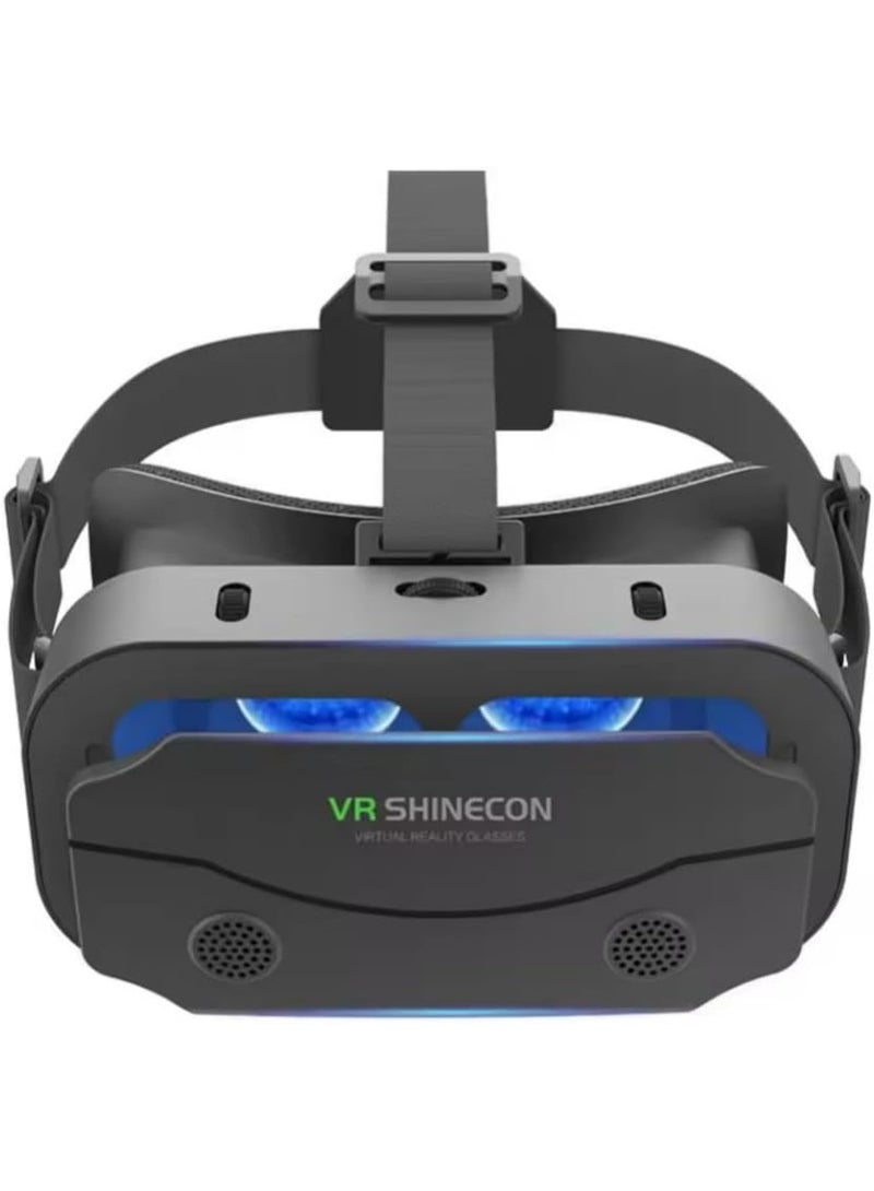 نظارات الواقع الافتراضي SHINECON VR ثلاثية الأبعاد، متوافقة مع هواتف iOS وAndroid بشاشات من 4.7 إلى 7 بوصات، نظارات واقع افتراضي عالمية ثلاثية الأبعاد، نظام حماية للعين قابل للتعديل - Image 3