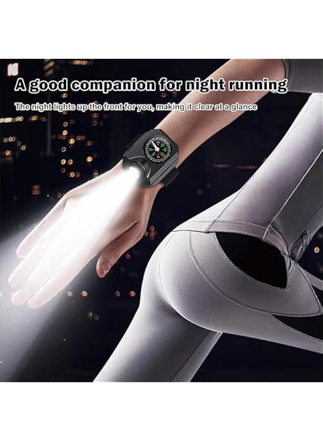Wrist Light for Running | Wrist Flashlight | Flashlight Watch, Outdoor Wrist Light, Rechargeable Watch Flashlight, Waterproof Wrist Light, Night Walking Wrist Light, Running Wrist Light - Image 3