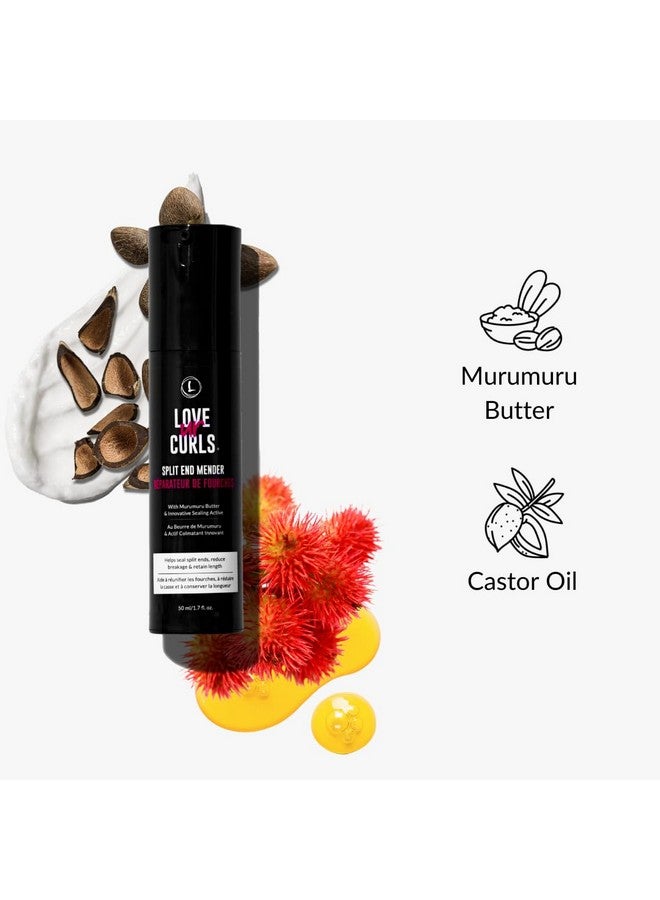 Love Ur Curls Lus (Love Ur Self) Split End Mender Restorative Leavein Treatment For Reducing Breakage Fortifying & Sealing Split Ends 1.7 Fl Oz. - Image 4