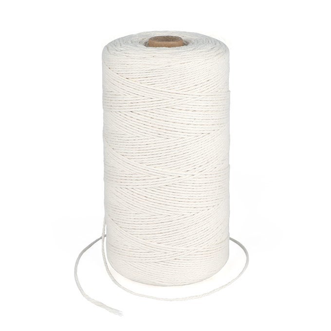 WHITE COTTON STRING 15MM 1476 FEET COTTON BAKERS TWINE GIFT WRAPPING STRING MACRAME CORD FOR DIY ART CRAFTS HOME DECOR GIFT PACKAGING