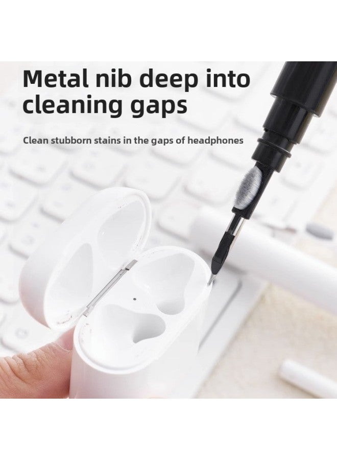 Explosions Bluetooth Headset Cleaning Pen Dust Removal Tool Headset Mobile Phone Cleaning Artifact-Color:Pearlescent Bag Black  - Image 2
