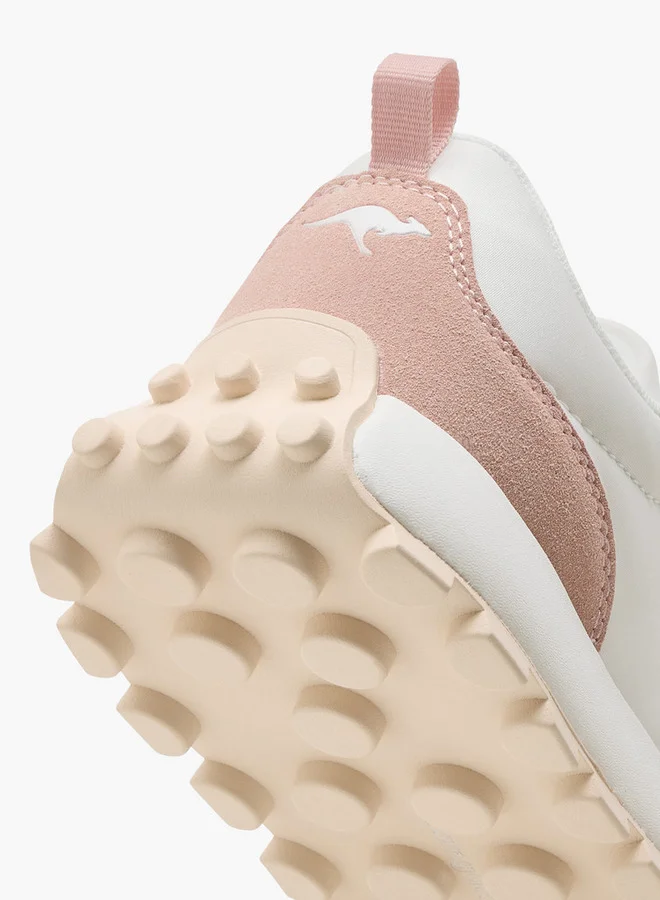 kangaROOS Women's Panelled Lace-Up Sports Shoes