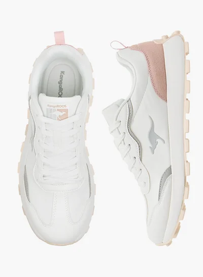 kangaROOS Women's Panelled Lace-Up Sports Shoes