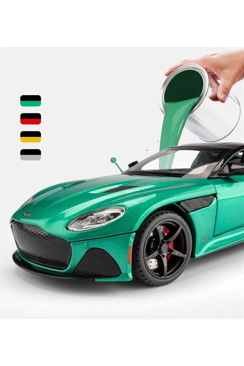 HAIZOL سيارة أستون مارتن DBS سوبركار نموذج مصبوب من سبائك الألمنيوم 1:24 – صوت واقعي، أضواء، صندوق خلفي مفتوح، نموذج عرض فاخر - Image 4