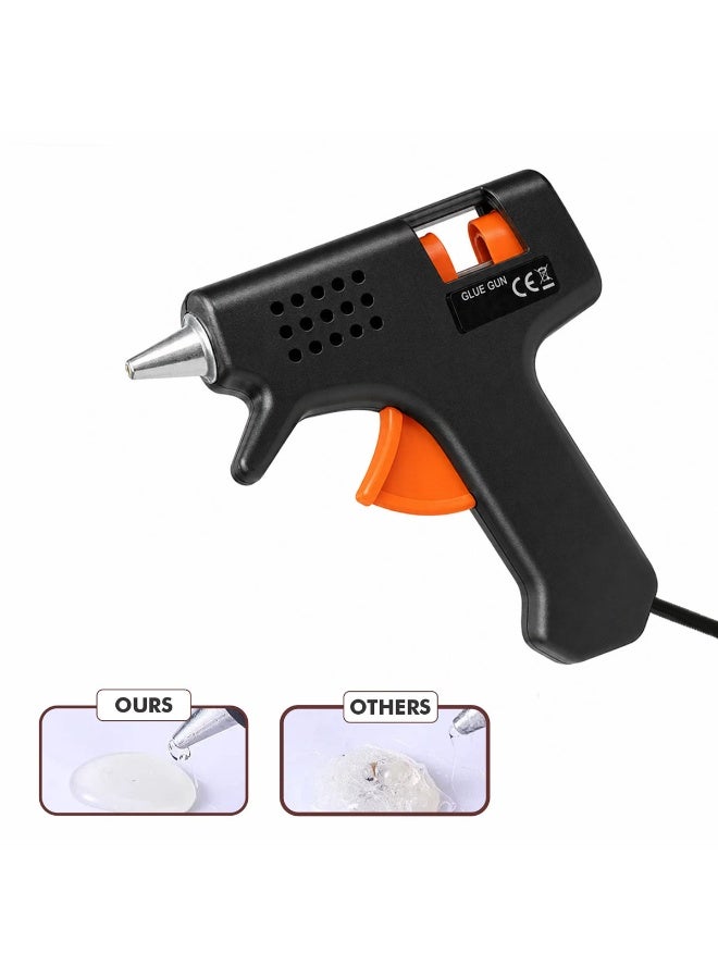 PRIMA Mini Hot Melt Glue Gun 7-25W 110-240V Electric Glue Gun for DIY Crafts Wood Paper Plastic Fabric Cardboard Quick Heating Precision Nozzle Home Repair School Projects Hobby Tool with UK Plug ERPC-PR-7W-25W. - Image 2