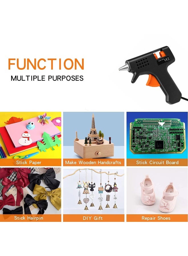 PRIMA Mini Hot Melt Glue Gun 7-25W 110-240V Electric Glue Gun for DIY Crafts Wood Paper Plastic Fabric Cardboard Quick Heating Precision Nozzle Home Repair School Projects Hobby Tool with UK Plug ERPC-PR-7W-25W. - Image 4