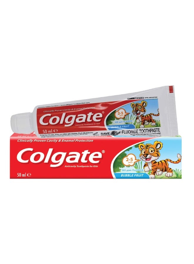 COLGATE TOOTHPASTE 50ML (2-5Y) - BUBBLE FRUIT - Image 2