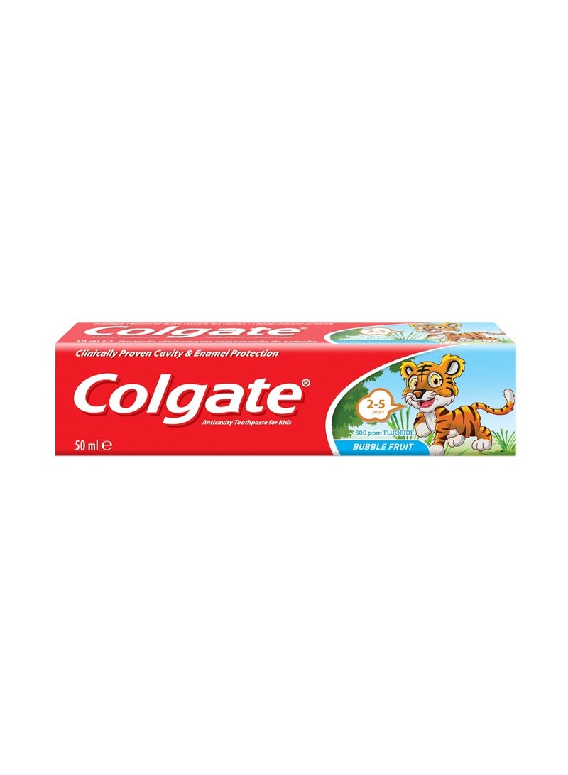 COLGATE TOOTHPASTE 50ML (2-5Y) - BUBBLE FRUIT - Image 1