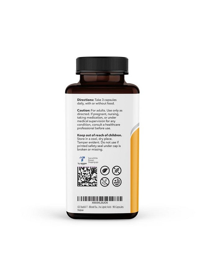 لايف سيزنز LifeSeasons GS Stabili-T - مكمل غذائي لدعم سكر الدم - صحة الدورة الدموية والرؤية - الحفاظ على مستويات طبيعية - الكروم والقرفة والجمنايما والتوت البري وحمض ألفا ليبويك - 90 كبسولة - Image 3