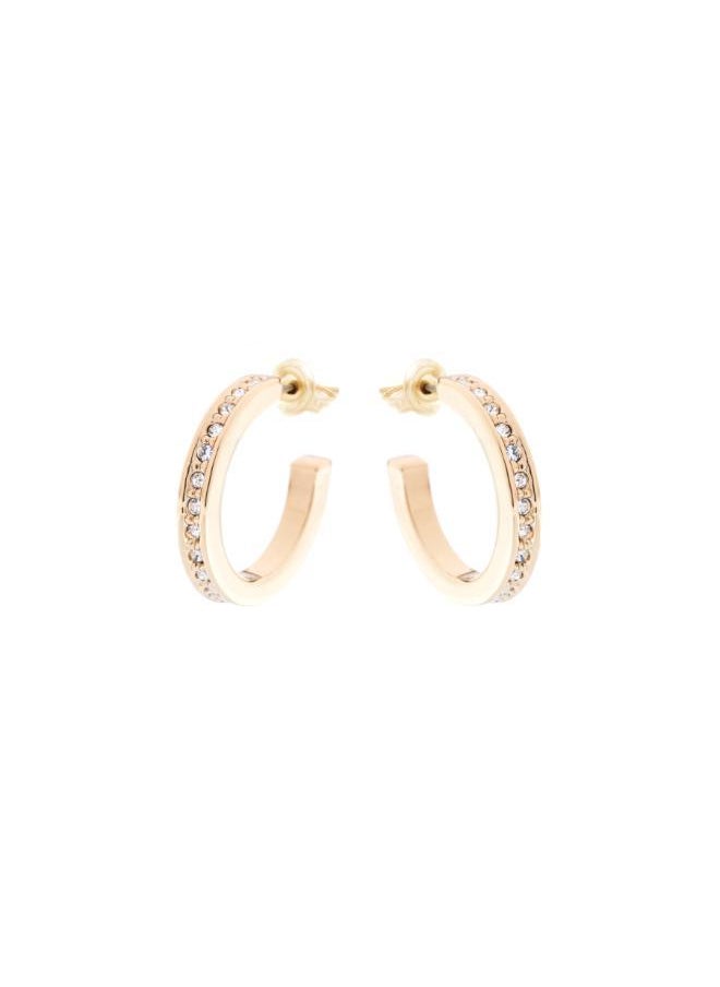 Karen Millen Small Crystal Hoop Earring  - Image 2