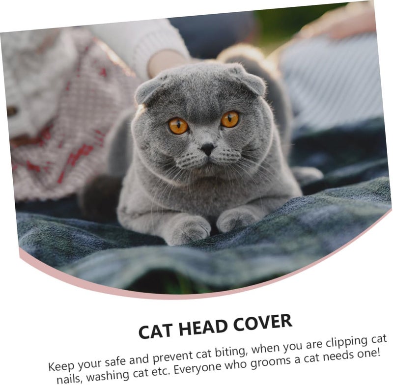 Breathable Cat Muzzle Kitten Training Head Cover for Pet Supplies Soft and Comfortable - Image 2