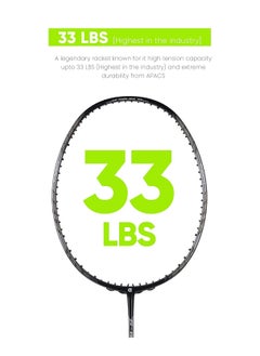 Apacs Z-Ziggler Lite Unstrung Japanese Badminton Racket with Full Cover - 33 LBS Tension, 78g Lightweight, 6.2 mm Slim Shaft, 3 3/8 inches Grip Size  - Image 3