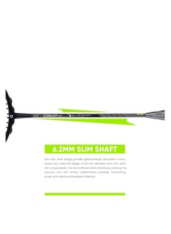 Apacs Z-Ziggler Lite Unstrung Japanese Badminton Racket with Full Cover - 33 LBS Tension, 78g Lightweight, 6.2 mm Slim Shaft, 3 3/8 inches Grip Size  - Image 4