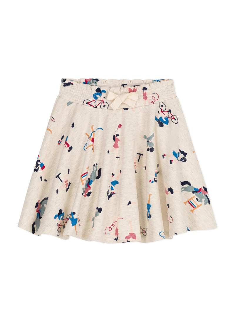 Petit Bateau Girls' fleece skirt