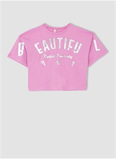 Girl Cropped Fit Short Sleeve Body