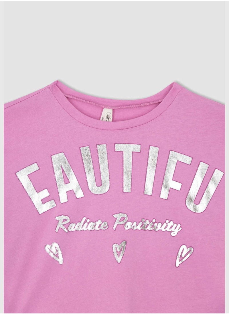 DeFacto - Girl Cropped Fit Short Sleeve Body - Image 1