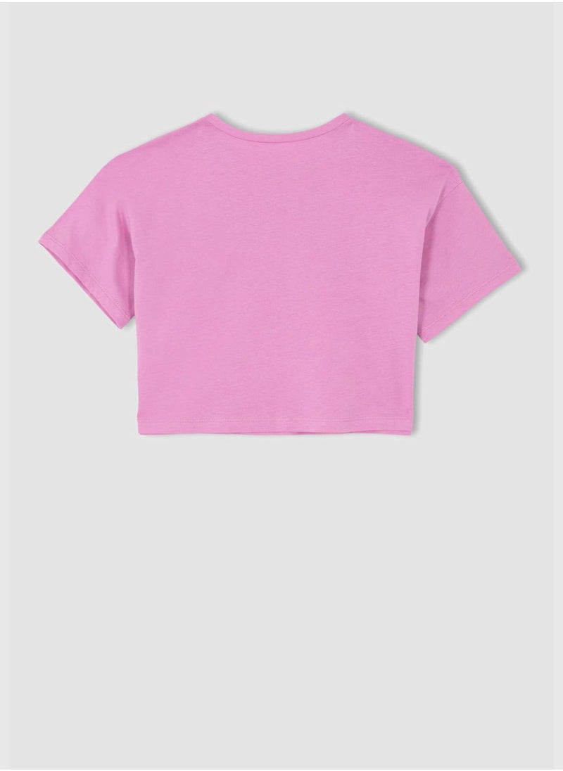 DeFacto - Girl Cropped Fit Short Sleeve Body - Image 1