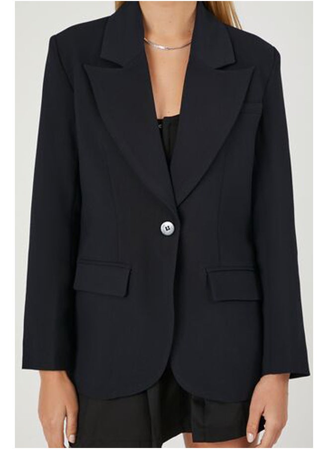 FOREVER 21 Notched Single-Breasted Blaze  - Image 5
