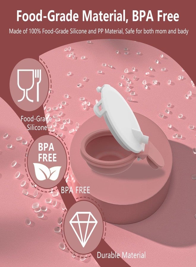 ملحقات بديلة لغشاء مزدوج الطبقات، متوافقة فقط مع جهاز الرضاعة الطبيعية Mom Cozy Mobile Flow M9 المُطوّر، قطع غيار غشاء الرضاعة الطبيعية M9 المُطوّر، ليست قطع غيار أصلية، عبوة من قطعتين باللون الأحمر - Image 4