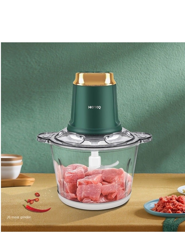 Electric Meat Grinder 3 L with Variable Speed Made of Stainless Steel Handles Meat/Vegetables Suitable for Home/Restaurant/Kitchen  - Image 1