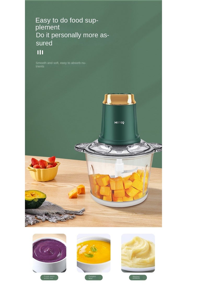 Electric Meat Grinder 3 L with Variable Speed Made of Stainless Steel Handles Meat/Vegetables Suitable for Home/Restaurant/Kitchen  - Image 4
