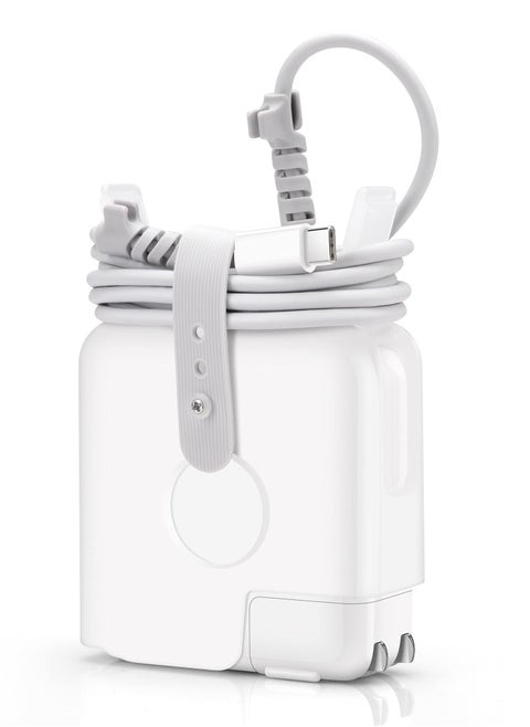 Travel Cord Organizer Compatible with Apple Macbook Charger, Protective Case for Magsafe 60W or USB C 61W 67W Power Adapter, Macbook Pro 13'' and 14'' (8-Core CPU) Cable Management Cord Winder