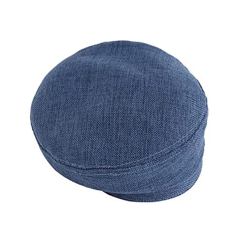 French Accent Men Solid Blue Bretan Cap for Outdoor Everyday Wear | UV Protection | Lightweight | | Quick-Drying | Fashion Casual Headwear Accessories for Men and Boys (2102) - Image 5