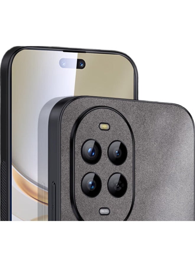 Shangsu Huawei Nova 13 Pro Phone Case, Nova 13 Pro Protective Cover, Anti-drop Lens Full Coverage Soft Shell, Simple Sheepskin Silicone Gel Case For Huawei Men And Women, Black - Image 3