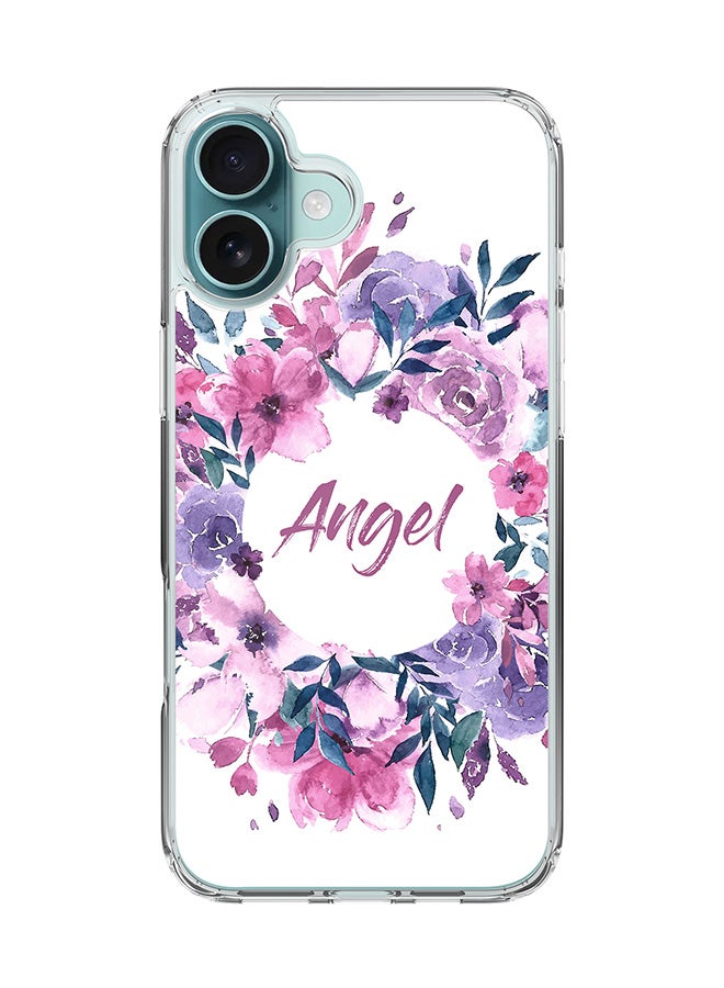 Stylizedd For iPhone 16 Plus Case [Compatible with MagSafe] Slim Magnetic cover Clear Phone Case - Angel FP - Image 1