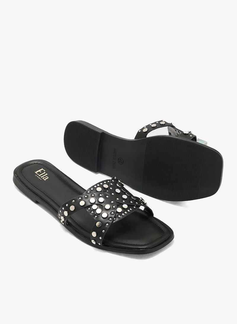 ELLA Studded Flat Sandal