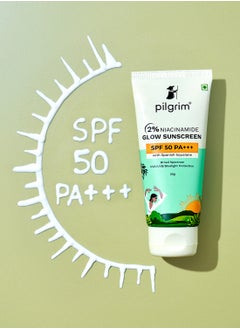 PILGRIM Pilgrim 2% Niacinamide Glow Sunscreen SPF50 PA+++ 50g  - Image 2