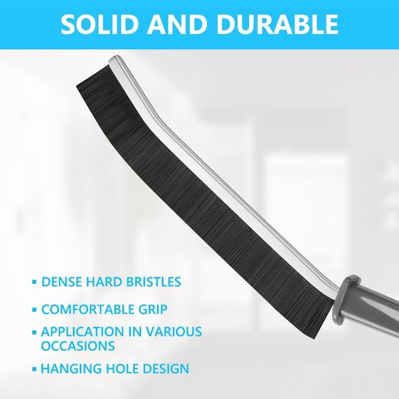 Dev 2PC Hard Bristle Plastic Crevice Mini Gap Cleaning Brush Set for Bathroom, Kitchen, Tiles, Window Slot, Dead Corner - Image 3