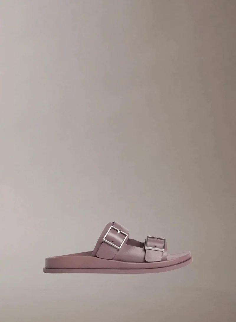 Double Buckle City Sandal