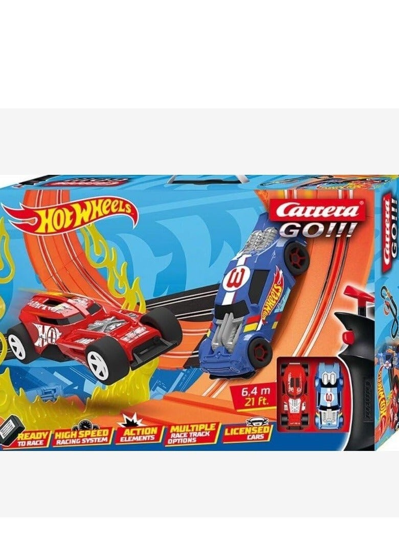 Carrera GO Hot Wheels™ 6.4 Race Track Set | Licensed Racetracks and Slot Cars | Up to 2 Players | For Ages 6+ and Adults - Image 1