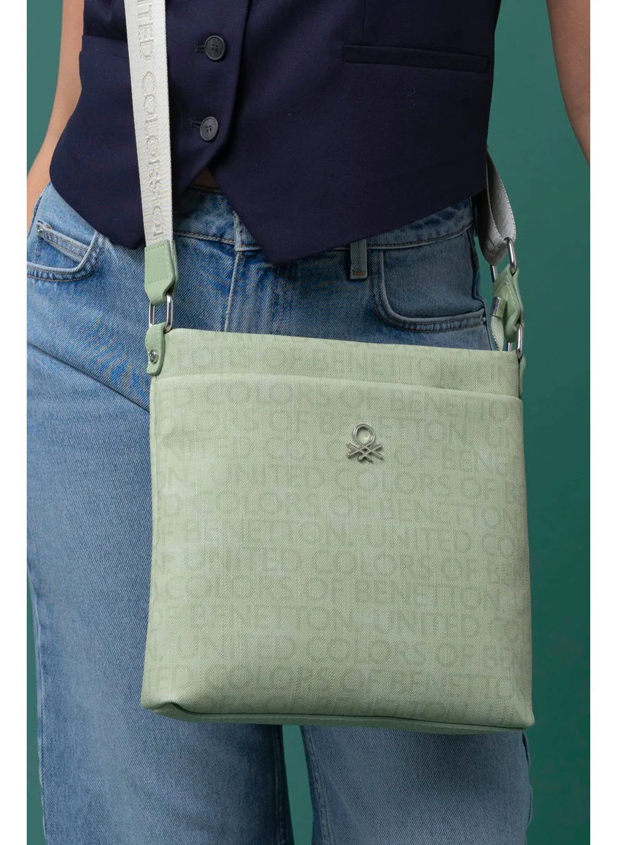 يونايتد كولورز أوف بينتيون Benetton Women's Crossbody Bag Green BNT1318