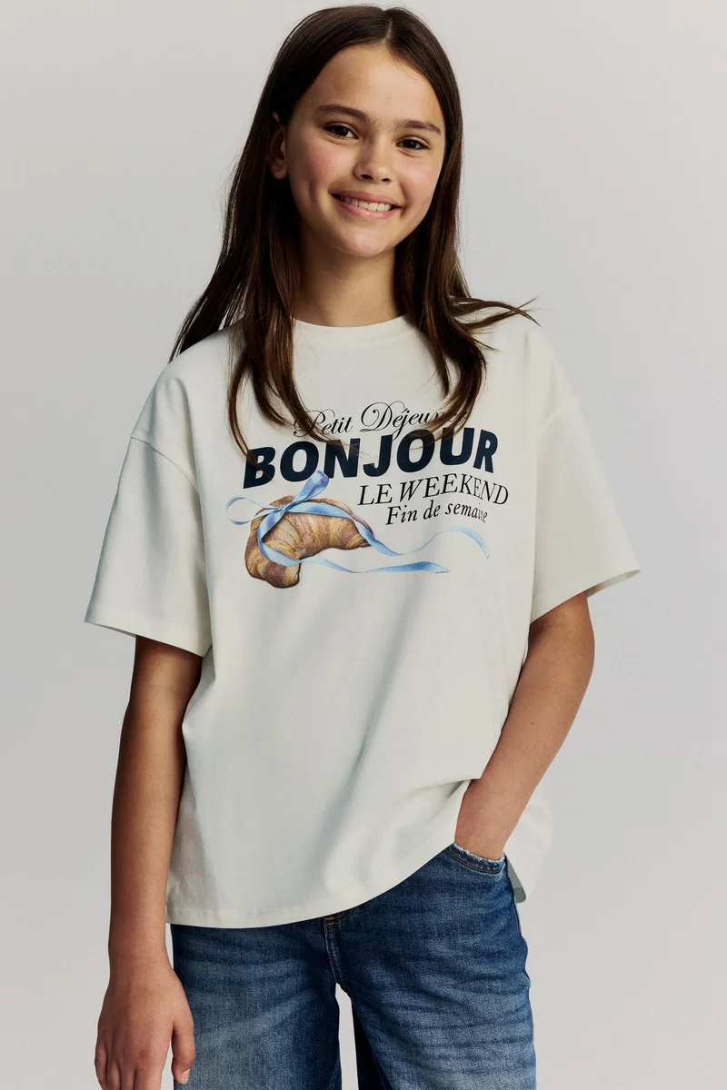 H&M Oversized cotton T-shirt