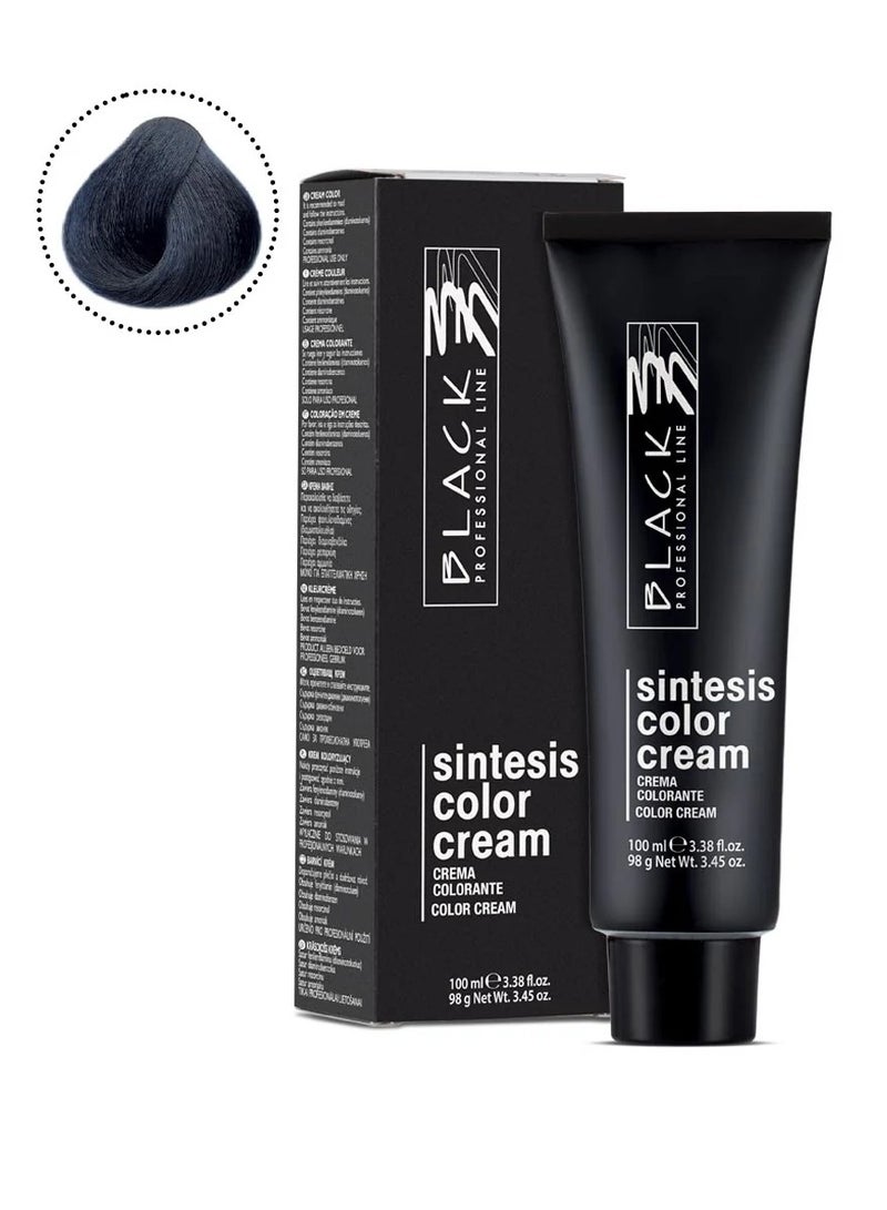 BLACK PROFESSIONAL LINE Black Sintesis Color Cream Blue Modifier 111 – Permanent Hair Colour Enhancer 100ml - Image 1