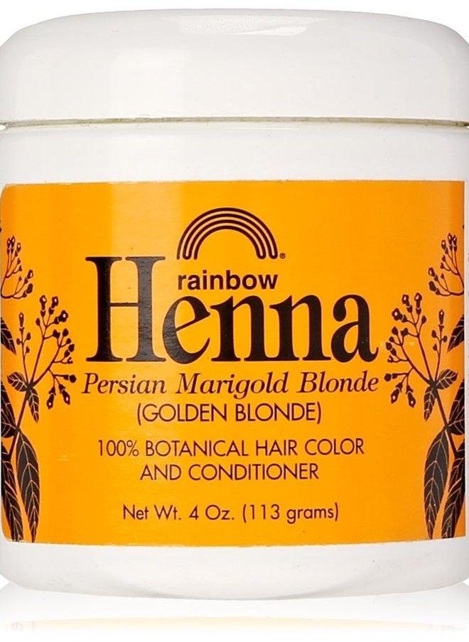 Rainbow Research Henna Hair Color and Conditioner, Persian Marigold Blonde/Golden Blonde, 4 Ounce  - Image 1