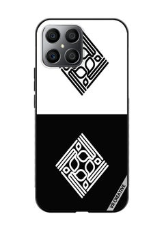 Protective Case Cover For Honor X8 Kufi Arabic Calligraphy Design Multicolour