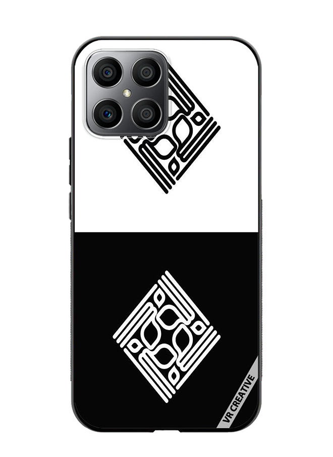 VR CREATIVE - Protective Case Cover For Honor X8 Kufi Arabic Calligraphy Design Multicolour - Image 1