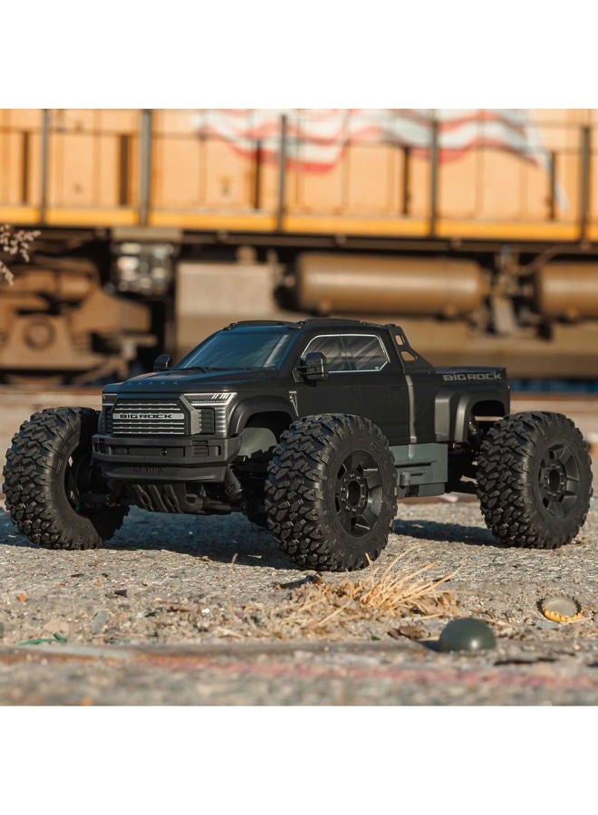 ARRMA 1/10 Big Rock 4X4 223S BLX BRUSHLESS Street Truck RTR with DSC, (Black), ARA4312V4T1 - Image 5