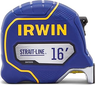 IRWIN Strait-LINE Tape Measure, 16 ft, Includes Retraction Control, For All Your Measuring Needs (IWHT39391S) - Image 1