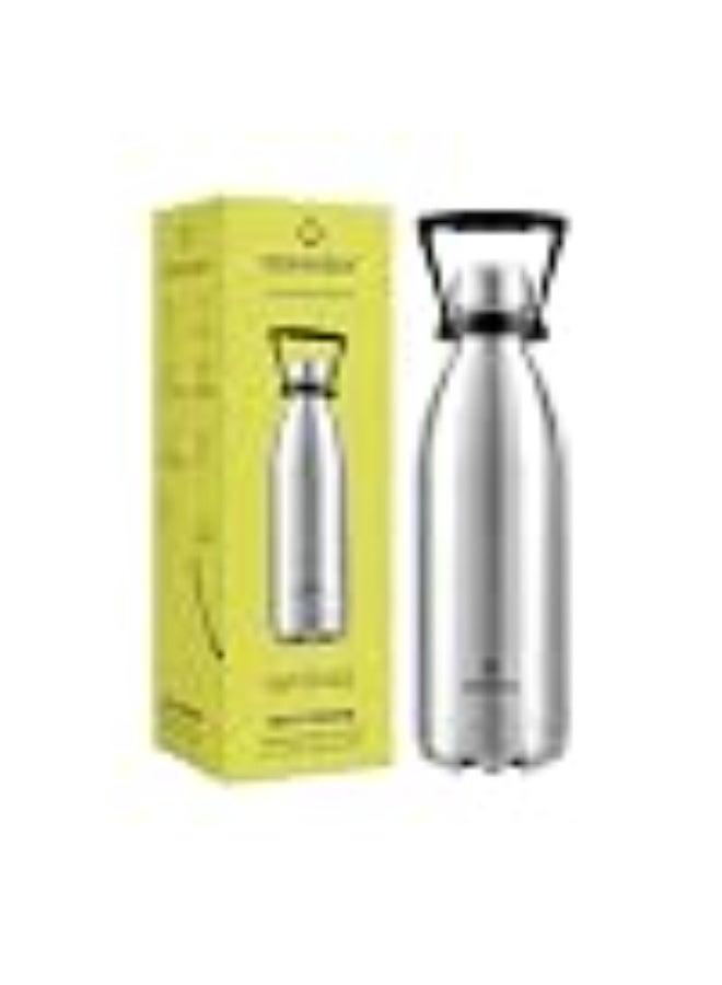Speedex Thermos Bottle Vacuum Insulated Stainless Steel for Kids, Men, Women Thermosteel Bottle Ideal for School, Office, Travel Flask for Hot & Cold Beverages - Silver Colour 1500 ML - Image 1