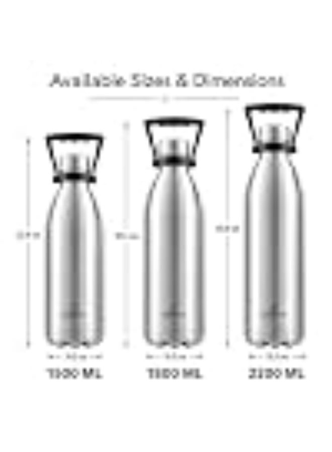 Speedex Thermos Bottle Vacuum Insulated Stainless Steel for Kids, Men, Women Thermosteel Bottle Ideal for School, Office, Travel Flask for Hot & Cold Beverages - Silver Colour 1500 ML - Image 3