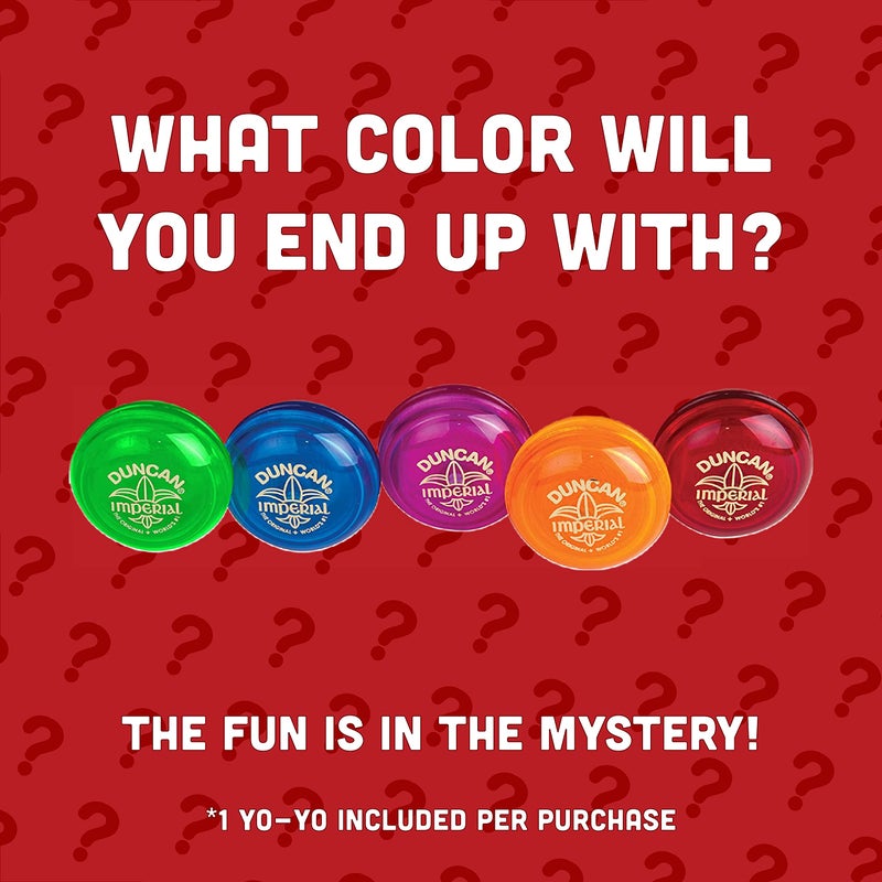 Duncan Toys Imperial Yo-Yo, Beginner Yo-Yo with String, Steel Axle and Plastic Body, Mystery Color - Image 2