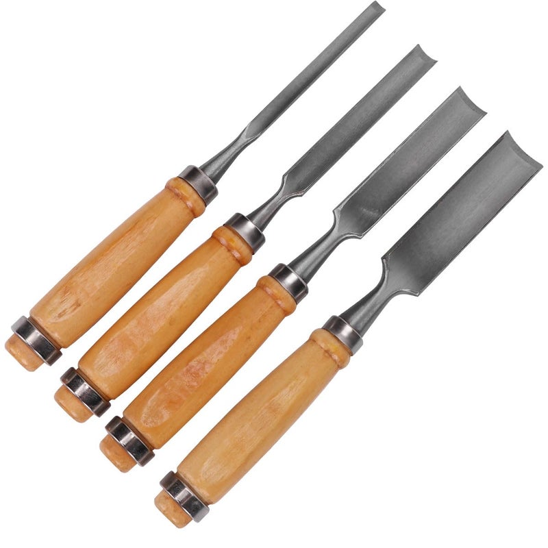 Wood Carving Set 12 Piece Gouge Chisel Hand Tools for Carpentry Woodworking DIY Craft - Image 2